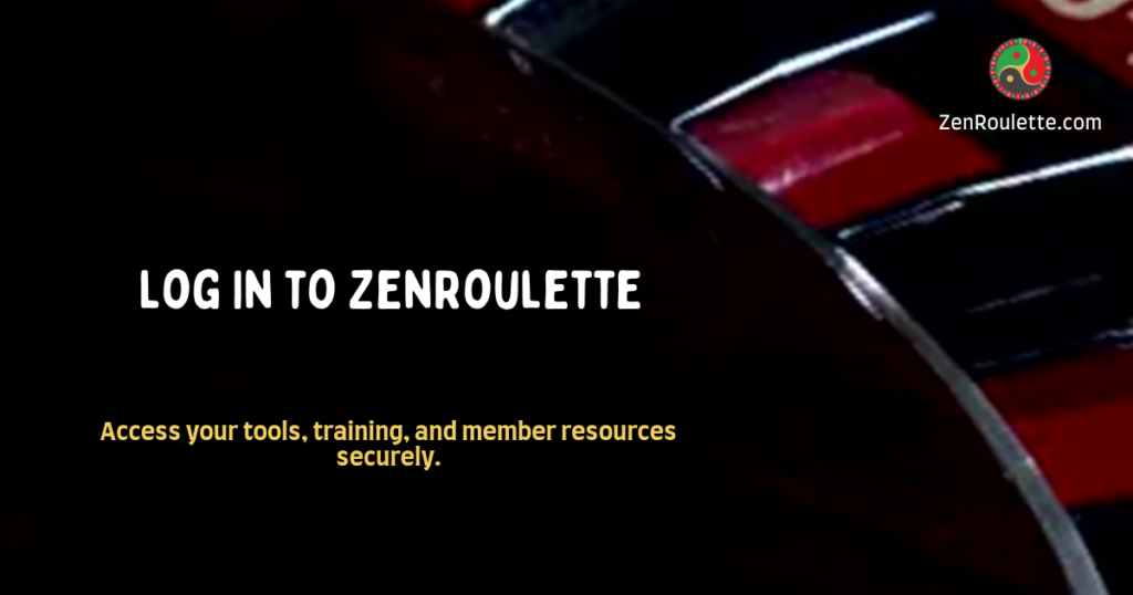 Log In to ZenRoulette - ZenRoulette
